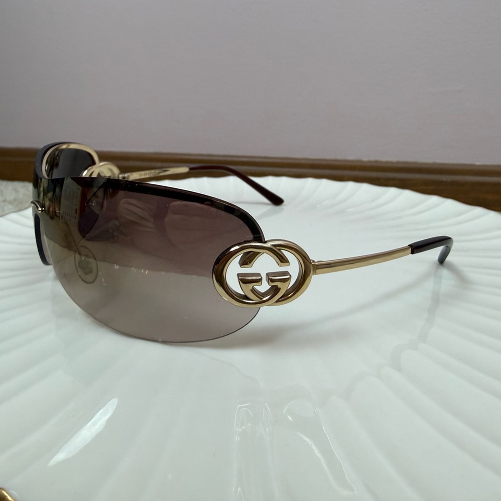GUCCI | interlocking GG2773/S J5GNH brown & gold Sunglasses vintage